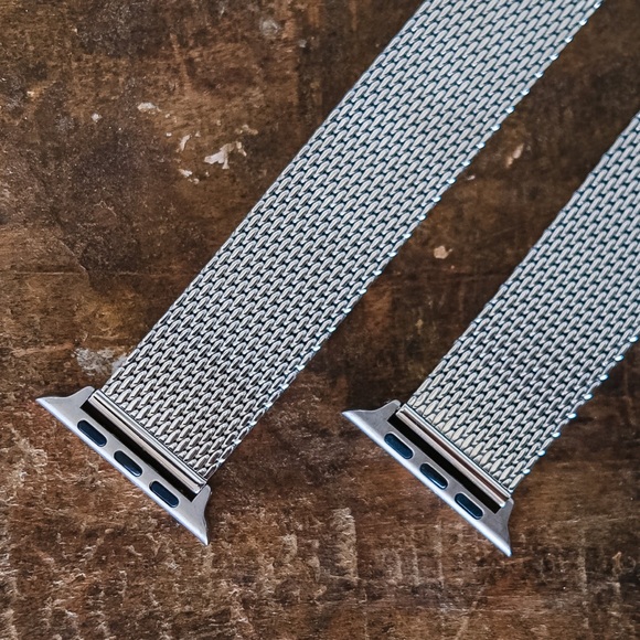 🆕 Barton Watch Bands 316L Stainless Steel Mesh Milanese Snap Apple Watch Band - Picture 5 of 5
